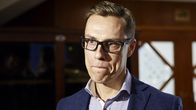 Kokoomuksen puheenjohtaja, valtiovarainministeri Alexander Stubb Kokoomuksen puoluehallituksen kokouksessa Helsingissä 5. joulukuuta.