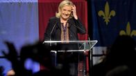 Kansallaisen rintaman Marine Le Pen puhui kannattajilleen 13. joulukuuta.