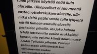 Tallukan portaiden purkajat jättivät viestin aitaan