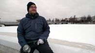 Thomas Kast Merikosken rannalla