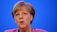 Saksan liittokansleri Angela Merkel puhui uudenvuodenjuhlassa Mainzissa 8. tammikuuta.