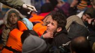 Turkin rannikkovartiosto rekisteröi turvapaikanhakijoita.