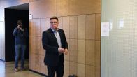 Jari Aarnio Helsingin hovioikeudessa 2. toukokuuta.