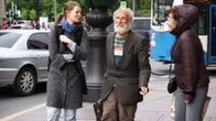 Vjatseslav Rasner kierrättää turisteja.