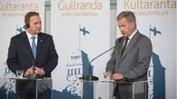 Stefan Löfven ja presidentti Sauli Niinistö.