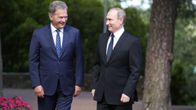 Sauli Niinistö ja Vladimir Putin.