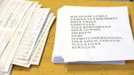 Suomen kielen ymmärtämisen testi pakolaisten vastaanottokeskuksessa.