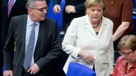 Thomas de Maizière ja  Angela Merkel