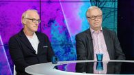 Seppo Koskinen ja Sture Fjäder A-studiossa.