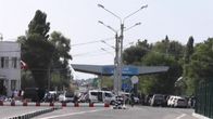 Venäjän ja Ukrainan hallinnassa olevien alueiden välinen raja Krimin niemimaalla 11. elokuuta.