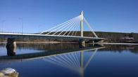 Jätkänkynttilä-silta Rovaniemi huhtikuu 2014.