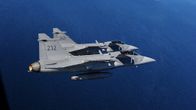 Ruotsalaisia Jas 39 Gripen -koneita. 