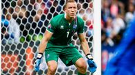 Islannin maalivahti Hannes Halldorsson