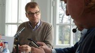 Pääministerin haastattelutunti Kesärannassa 23. lokakuuta. 