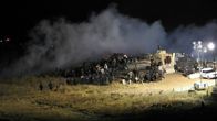 Sadat ihmiset osoittivat mieltään Pohjois-Dakotassa öljyputkea vastaan. Marraskuu 2016.