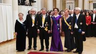 Presidentit puolisoineen.