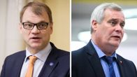 Kuvakollaasi, jossa Juha Sipilä ja Antti Rinne. 