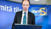 Jussi Halla-aho perussuomalaisten EU-aiheisessa tiedotustilaisuudessa 22. syyskuuta 2016.