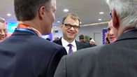 Juha Sipilä Intiassa helmikuussa 2016.