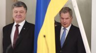 Sauli Niinistö ja Ukrainan presidentti Petro Poroshenko