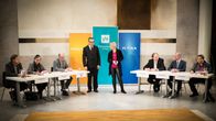 Yle Pohjanmaan, Ilkan ja Pohjalaisen yhteinen kuntavaalikiertue Pietarsaaressa.