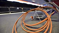 Kaapeleita Länsimetron Aalto-yliopiston metroasemalla Espoon Otaniemessä.