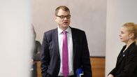Pääministeri Juha Sipilä eduskunnassa torstaina.