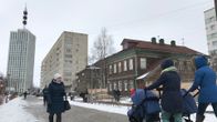 Katunäkymä Arkangelista.