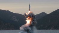 Pohjois-Korean julkaisema kuva ohjuskokeesta keväällä 2016.