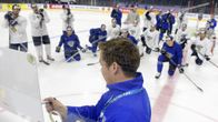 Lauri Marjamäki ja Leijonat MM-kisoissa 2017.