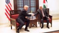 Mahmud Abbas ja Donald Trump tapasivat Betlehemissä 23. toukokuuta.