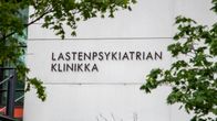 Lasten psykiatrian klinikan kyltti