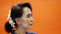 Myanmarin hallituksen neuvonantaja Aung San Suu Kyi.