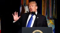 Yhdysvaltain presidentti Donald Trumpin tiedotustilaisuus