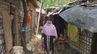 Rohingya-pakolaisia Bangladeshin ja Myanmarin rajalla