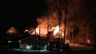 Lusin koulu Heinolassa tuhoutui tulipalossa.