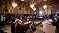 Ruotsin akatemiassa Nobel-palkintojen julkistamistilaisuus