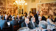 Handelsgillets offentliga diskussionstillfälle i Helsingfors.