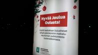 Oulun kaupungin matkailupalveluiden ulkomainos.
