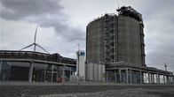 LNG-terminaali Tornion Röyttän satamassa.