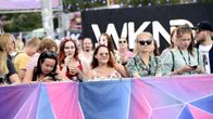 Yleisöä Weekend Festival 2019 -tapahtumassa Helsingissä.