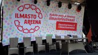 Iin Ilmastoareenan päälava on valmis kahden päivän tiiviseen tarjontaan.