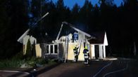 Jehovan todistajien valtakunnansalista Pöytyällä jäi vain seinät pystyyn.