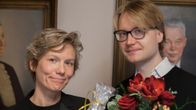 Reetta Pekkanen ja  Pontus Purokuru palkittiin keskiviikkona. Kolmas palkittu Juhani Karila ei ollut tilaisuudessa. 