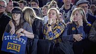 Pete Buttigiegin kannattajia Iowassa maanantaina 3. helmikuuta.