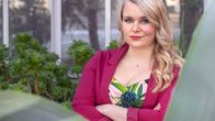 Sanne Salviander Talvipuutarhassa