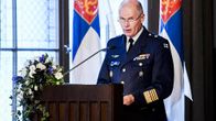 Kuvassa puolustusvoimain entinen komentaja Jarmo Lindberg.