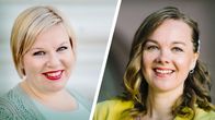 Keskustan Annika Saarikko ja Katri Kulmuni.