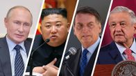 Vladimir Putin, Kim Jong-un, Jair Bolsonaro ja Andres Manuel Lopez Obrador