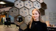 Kuvassa lukiolainen Elli-Maija Lehtimäki.